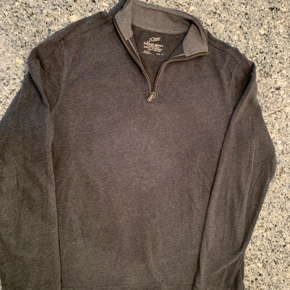 Gray Half Zip